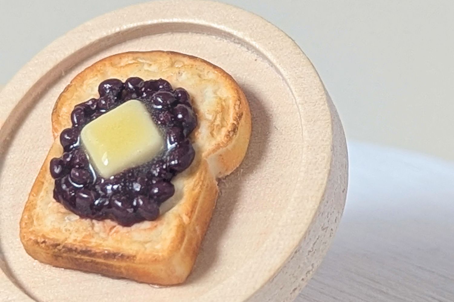 【リールキーホルダー】小倉トースト